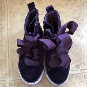 SOLD Cat & Jack Velvet High Tops